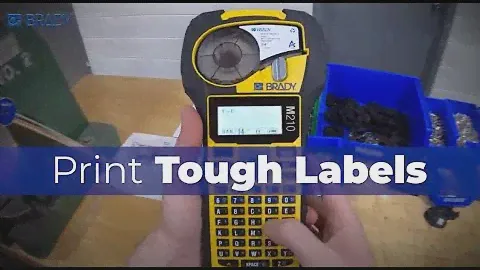 M210 Label Printer - Print Tough Labels Anywhere