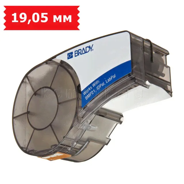 Картридж (лента) Brady M21-750-595-RD, 19,05 мм, белый/красный-0