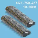 10-20PK Совместимая Самоклеящаяся Виниловая Этикеточная лента Brady M21-750-427 19,1 мм * 4,2 м M21-1500-427 для принтера Brady BMP21 Label BMP21 Plus