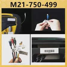 10 ~ 20PK Новая Версия картриджей для этикеток, заряжаемый Brady M21 750 499 ленточная пленка для BRADY M210, M211 принтер для этикеток, черный на белом (art.: 3920c2526f56f)