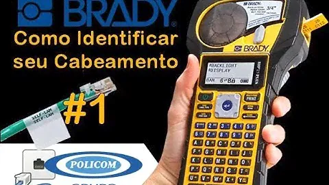 ⚡️ Como Identificar seu Cabeamento – Etiquetadora BRADY BMP21 PLUS
