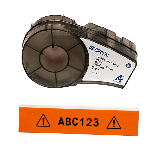 M21-750-595-OR Картридж с виниловой лентой Brady для принтера BMP21, brd142804-0