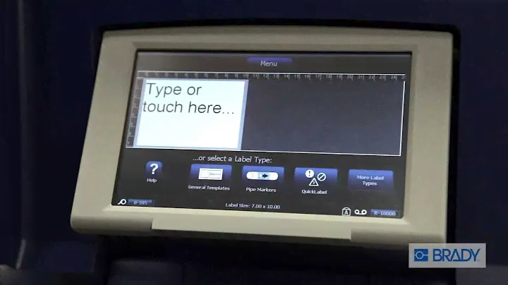 Brady | Sign & Label Printer | BBP 85 | Multicolour Safety Signs | Demo