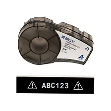 Лента Brady M21-750-595-BK (19.05 мм, белый на черном) {brd139743}