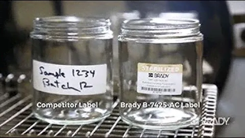 Brady B-7425 AC Sterilization Indicating Labels