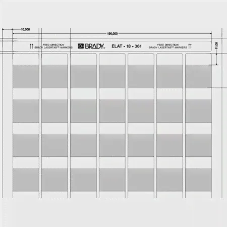 Этикетка Brady ELAT-18-361-2.5 (уп. 2500 шт.)